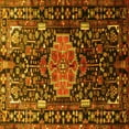thumbnail image 1 of Ahgly Company Indoor Square Persian Yellow Traditional Area Rugs, 8' Square, 1 of 4