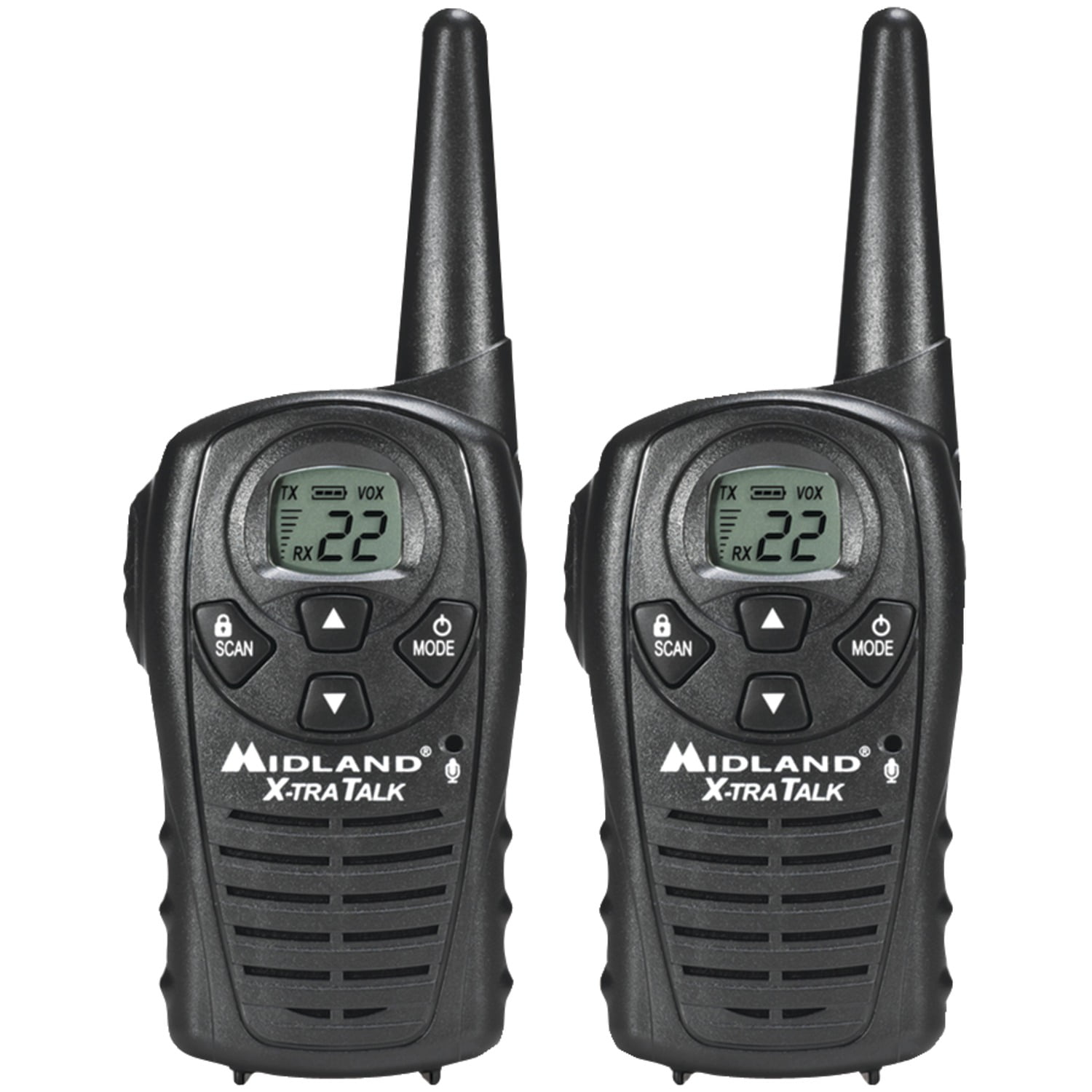 Midland LXT118 Two-Way Radio FRS GMRS 22 Channel Walkie Talkie 6 PACK