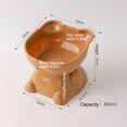 thumbnail image 4 of Tilted Elevated Cat Bowl for Cats and Dogs Protects Cervical Vertebravels High Feeding Bowl, 4 of 7