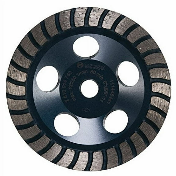 Bosch DC530H Turbo Row Diamond Cup Wheel, 5"