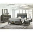 thumbnail image 5 of Furniture of America Joolen Wood Gray 5-Piece Queen Bedroom Set, 5 of 6