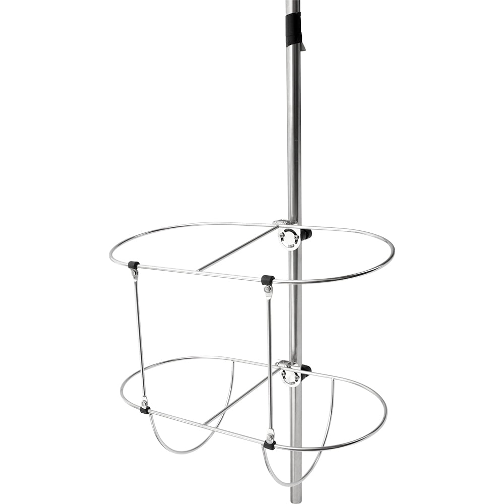 SeaDog Rail Mount Dual Boat Fender Holder Storage Rack, 7/8" to 1