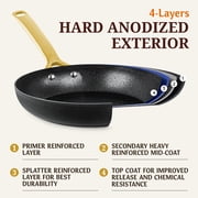 Granitestone Armor Max 14 Pc Pots and Pans Set Non Stick, Induction Cookware Sets, Kitchen Cookware Sets, Nonstick Cookware Set, Non Stick Pot and Pan Set, Hard Anodized, Oven and Dishwasher Safe