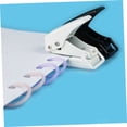 thumbnail image 3 of CRAFTHROU 4pcs Punches for Paper Crafts Metal Purple Compact Design for Students, 3 of 8