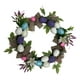 thumbnail image 5 of Bonita corona de Pascua, corona de Pascua Artificial, decoración de Pascua, de lazo trenzado, flores artificiales de primavera para fiesta, M Soledad corona de pascua, 5 of 10