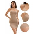 thumbnail image 3 of Unique Bargains Adjustable Full Slips Under Dress Nightwear M Apricot, 3 of 6