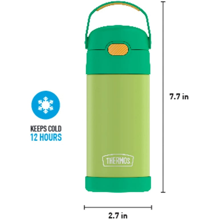 Thermos FUNtainer 12 oz. Lime Stainless Steel Vacuum-Insulated Water Bottle  F4100LM6 - The Home Depot
