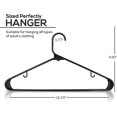 thumbnail image 2 of Plastic Hangers Durable Slim Stylish New in Pack of 30 & 50& 150 Home, 2 of 12