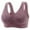 Wine bras for women, variant on Wycnly Full Figure Bras for Women Front Closure Seamless Comfy No Rim Compression Bra Ladies Padded Full Coverage Push Up Bra Wireless Bras for Women Summer Saving Bras