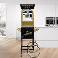 thumbnail image 6 of 12oz Popcorn Machine Cart, Popcorn Cart with Wheels, Vintage Popcorn Machine with Stainless Steel Kettle, Movie Theater Style Popcorn Machine for Party, Black, 6 of 8