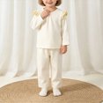 thumbnail image 2 of HFHAPW Toddler and Little Boys Girls 2-Piece Pajamas Long Sleeve Fall Winter PJ Set Kid Sleepwear, 2 of 9