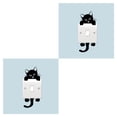thumbnail image 2 of Cateissary Switch Sticker Self-adhesive Craftsmanship PVC Poster Accessories Cute Posters Cartoon Adjustable Household Home Decal Decor Como se muestra 2Conjunto, 2 of 6