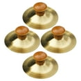 thumbnail image 2 of MasteelfCA 4pcs Finger Cymbals Kids Finger Cymbals Mini Musical Instruments Early Educational Cymbals, 2 of 8