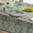 thumbnail image 3 of Horaldaily Boho Bohemia Style Tablecloth 60x84 Inch Rectangular, Vintage Country Rustic Farmhouse Magical Fall Orange Washable Seasonal Table Cover for Party Picnic Dinner Decor, 3 of 4