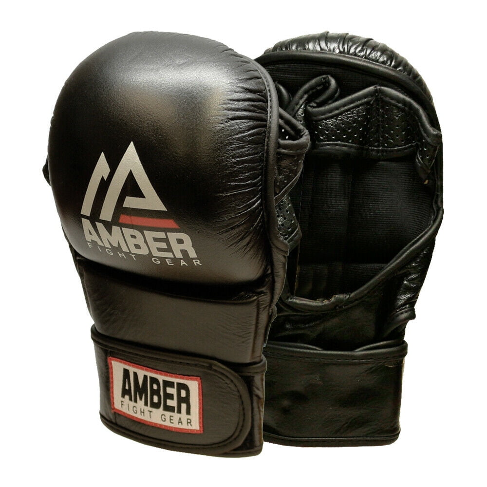 Boxing Gloves Set Half Finger MMA  PU Karate Muay Thai Fight Training Equipment 