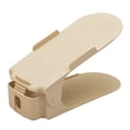 thumbnail image 1 of Billuyoard Estante para zapatos para el hogar, soporte para colgar zapatos de doble capa ajustable de plástico sólido, ahorra Almacenamiento y organización del hogar beige Billuyoard JJ9551-06, 1 of 6