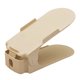 thumbnail image 1 of Bewildely Estante para zapatos para el hogar, soporte para colgar zapatos de doble capa ajustable de plástico sólido, ahorra Almacenamiento y organización del hogar beige Bewildely JJ9551-06, 1 of 6