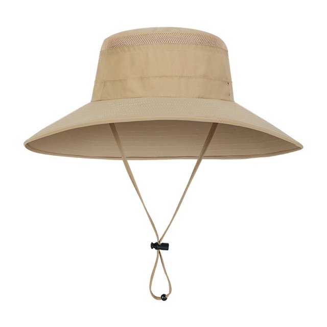 Sombrero de pescador con protección solar de verano de 60 cm de circunferencia, para hombre, para exteriores, impermeable y transpirable