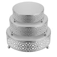 thumbnail image 1 of Soporte Para Pasteles Lotus Edge Galletas Cupcake Soporte Para Postres Exhibición De Postres Metal Redondo Para Mesa De Postres Boda Cumpleaños Aniversario Fiestas 3 Uds Kearding HA027260-02, 1 of 6