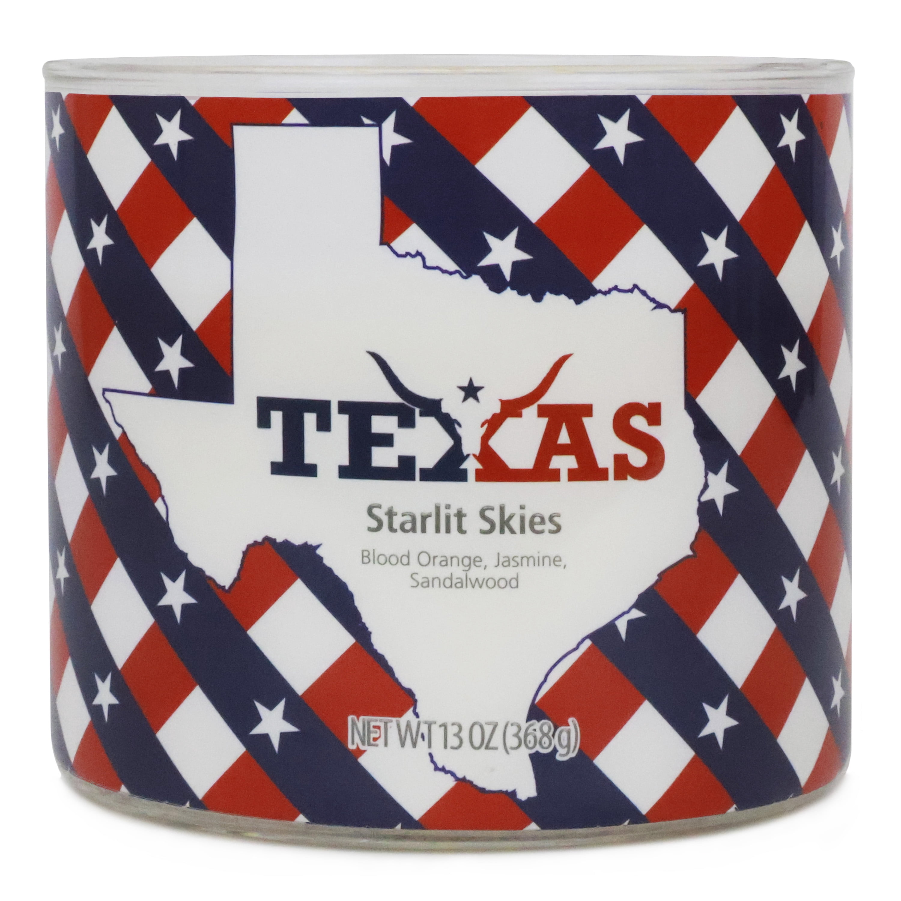 Mainstays Texas Themed Starlit Skies 3-Wick Candle, 13-Ounce