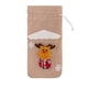 thumbnail image 2 of Reusable Christmas Wine Bottle Bag Fabric Drawstring Santa Snowman Holiday Party Decoration Gift Packaging for Festive Gatherings, 2 of 6