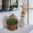 thumbnail image 3 of BEADCEST 3pcs Window Box Plant Pot Vintage Style Wooden Planters for Balcony Planting, 3 of 5