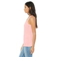 thumbnail image 3 of Bella Ladies Flowy Racerback Tank, L, Soft Pink, 3 of 3