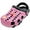 Pink/Black, variant on Ventana Kids Garden Shoes Girls Boys Unisex Clog Slip On Water Sandals