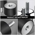 thumbnail image 4 of Miangastore Motor Generator Accessories Rubber Mounts Metal 6Pcs 1.18X1.18X1.69In, 4 of 8