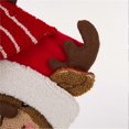 thumbnail image 3 of UrbanMingle 19" L 3D Reindeer Christmas Stocking Oversize Handmade Hooked Xmas, 3 of 5