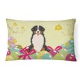 thumbnail image 1 of Carolines Treasures BB6036PW1216 Ufs de Pâques Bernese Mountain Dog Coussin Décoratif en Toile, 1 of 3