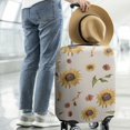 thumbnail image 2 of Yellow Brown Green Leaf Sunflower Pattern Luggage Cover Fashion Suitcase Cover Baggage Covers Fit 25-28 Inch Luggage (Go Travel), 2 of 5