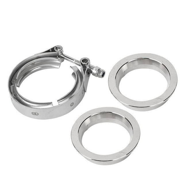 Stainless Steel V-Band Clamp with Flange for Auto Exhaust Pipe (2.0 inch - 51 mm)
