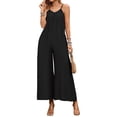 thumbnail image 5 of PBFRDSJ One Piece Jumpsuits for Women Sleeveless Spaghetti Strap Loose Romper Summer Casual Breathable Wide Leg Jumpsuit, 5 of 9