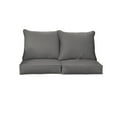 thumbnail image 2 of Sorra Home  Outdura Solid Indoor/Outdoor Deep Seating Loveseat Pillow and Cushion Set 23.5 in x 23 in x 5 in - ETC Steel, 2 of 5