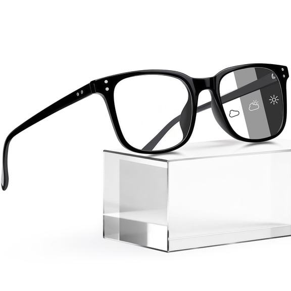 Joopin Unisex Photochromic Blue Light Blocking Glasses Rectangular Computer Gaming TV Glasses UV400 Protection