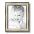 thumbnail image 2 of ArtToFrames 8" x 10" Antique Silver Panel Picture Frame, 8x10 inch Silver Wood Poster Frame (WOM-4760), 2 of 7