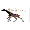 thumbnail image 2 of Design Art - Cheerful Giraffe Running, 2 of 4