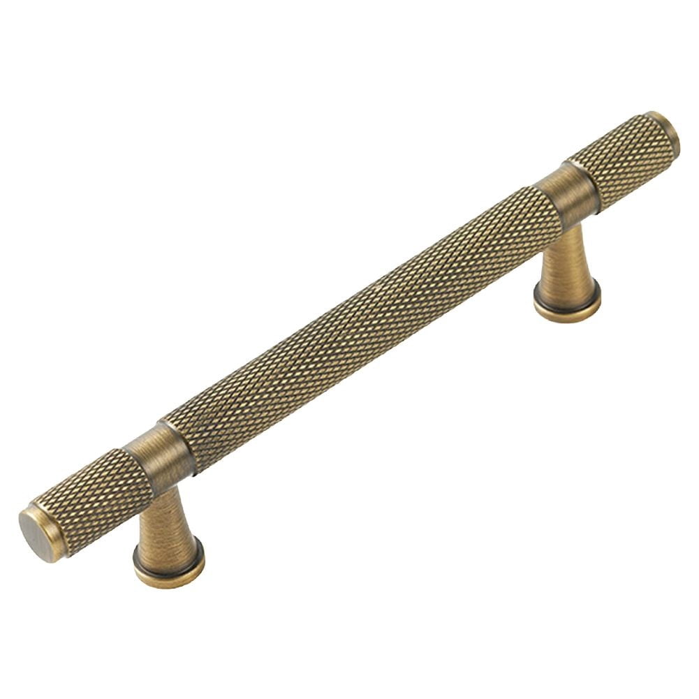 AFQH Brass Handle Exposed Antique Brass Furniture Handle Drawer Cabinet Door Handle