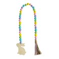 thumbnail image 1 of Easter Wood Beads String Colorful 2mm Large Wood Beads Colorful Wood Beads Tassel Rope With Easter Wood Chips String Beads Glass Crystal Beads Chain Garland, 1 of 4