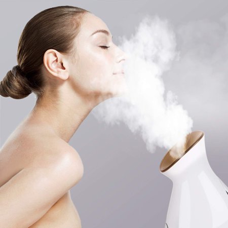 Facial Steamer, Nano Ionic Warm Mist Spa Facial Steamer Hot Mist