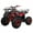 Red/Red, variant on X-Pro Brand New 125cc Gas ATV, Automatic Transmission w/Reverse Remote Control Big 19"/18" Tires
