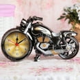 thumbnail image 3 of Battery Powered Alarm Clock Motorcycle Motorbike Pattern Alarm Clock Desk Clock Creative Birthday Gift Cool Clock, 3 of 3