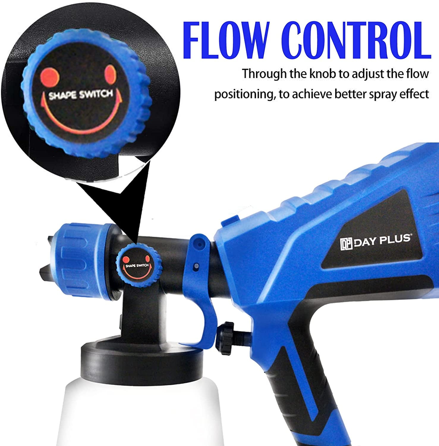 Buy Dayplus Electric Paint Sprayer Hand Held Spray Gun System for Gloss