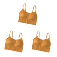 thumbnail image 4 of Qarigey Lady Tank Crop Top Bra Lencería sexy Ropa interior sin costuras Bralette corto Color sólido Delgado Casual para deportes Naranja Type1 NO1, 4 of 6