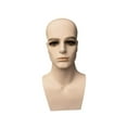 thumbnail image 2 of FITYLE Male Mannequin Head with Shoulders Display Stand Beauty Styling Tool Training Head for Hats Businesses Beauty Salon Skin No Beard, 2 of 10