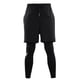 thumbnail image 2 of Pantalones cortos de gimnasio para hombre, de compresión, 2 en 1, XXXL, 2 of 9