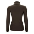 thumbnail image 5 of Chandail Col Roulé pour Femmes Hiver Tricoté Ajusté Col Montant Doux Chaud Confortable Décontracté Élégant Confortable, 5 of 5
