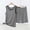White plus size 2 piece shorts set a1, variant on Cagogo Women Plus Size 2 Piece Shorts Set Casual Striped Tank Top Elastic Waisted Shorts Loungewear Outfits Summer Cruise Travel Clothes, Black 3XL