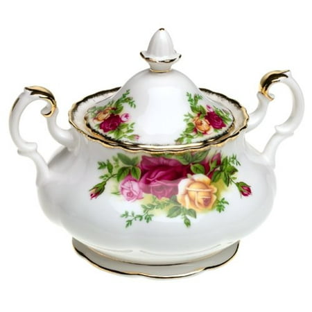- Royal Albert Old Country Roses Covered Sugar Bowl
